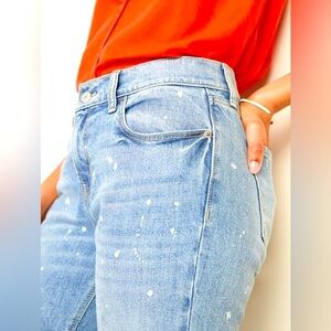 OLD NAVY bleach spot Women's Light Blue Jeans 👖